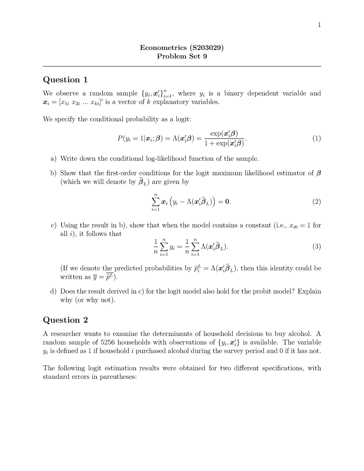 random assignment econometrics