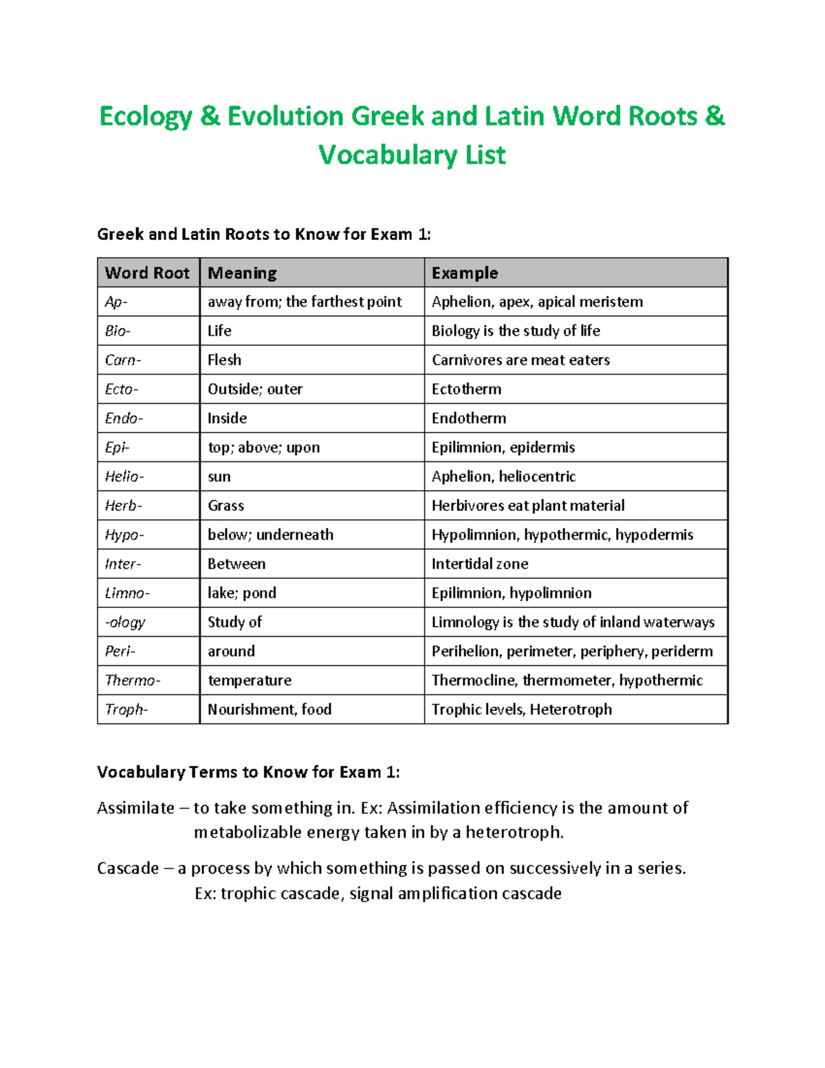 word-root-list-biol-301-ecology-and-evolutionary-biology-biol-u301