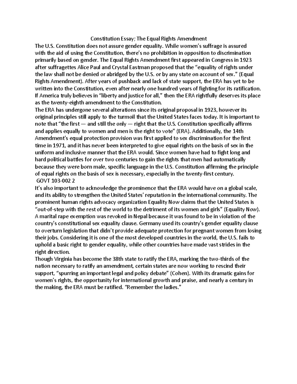 essay on constitution pdf