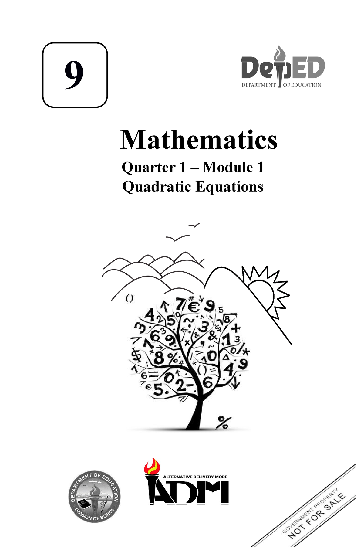 Math9 Q1 SLM WK1 - Hvjgjkg - 19 777 Mathematics Quarter 1 – Module 1 ...