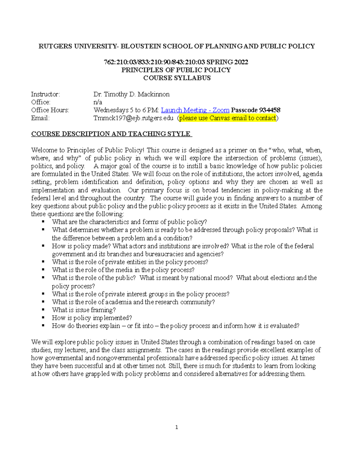 Course Planner Rutgers - 7785s6v
