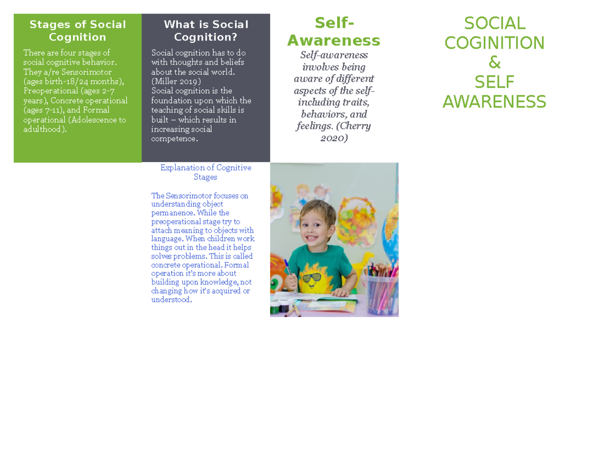 Stages of Social Cognition Stages of Social Cognition There are