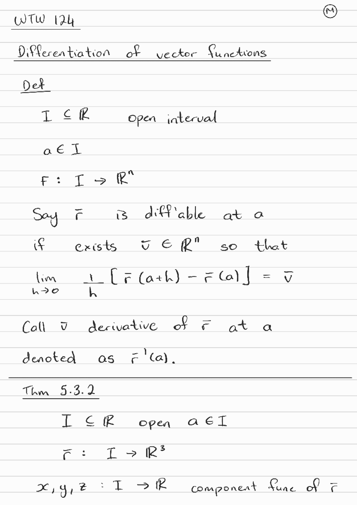 Chapter 4.5 Curves - WTW 124 - Studocu