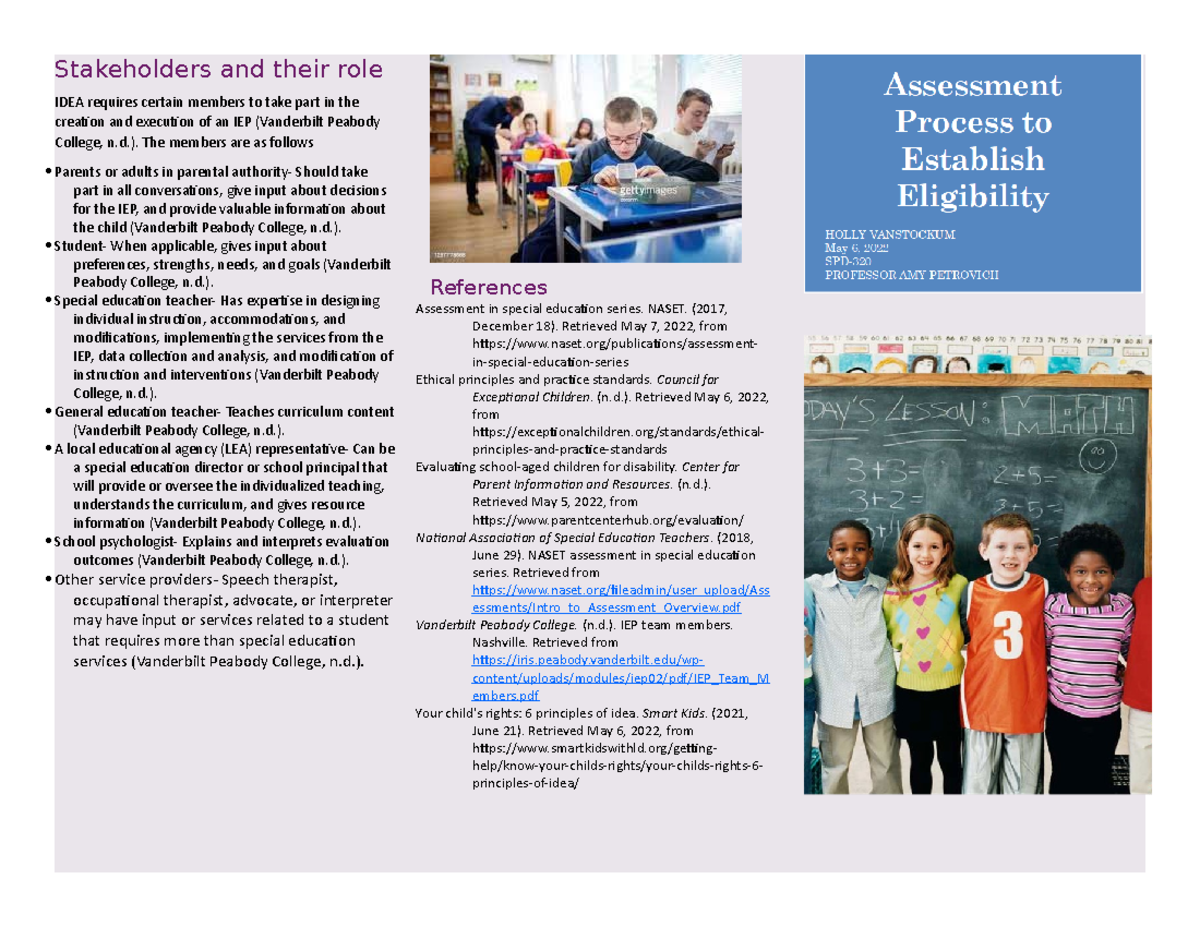 articles on education assessment