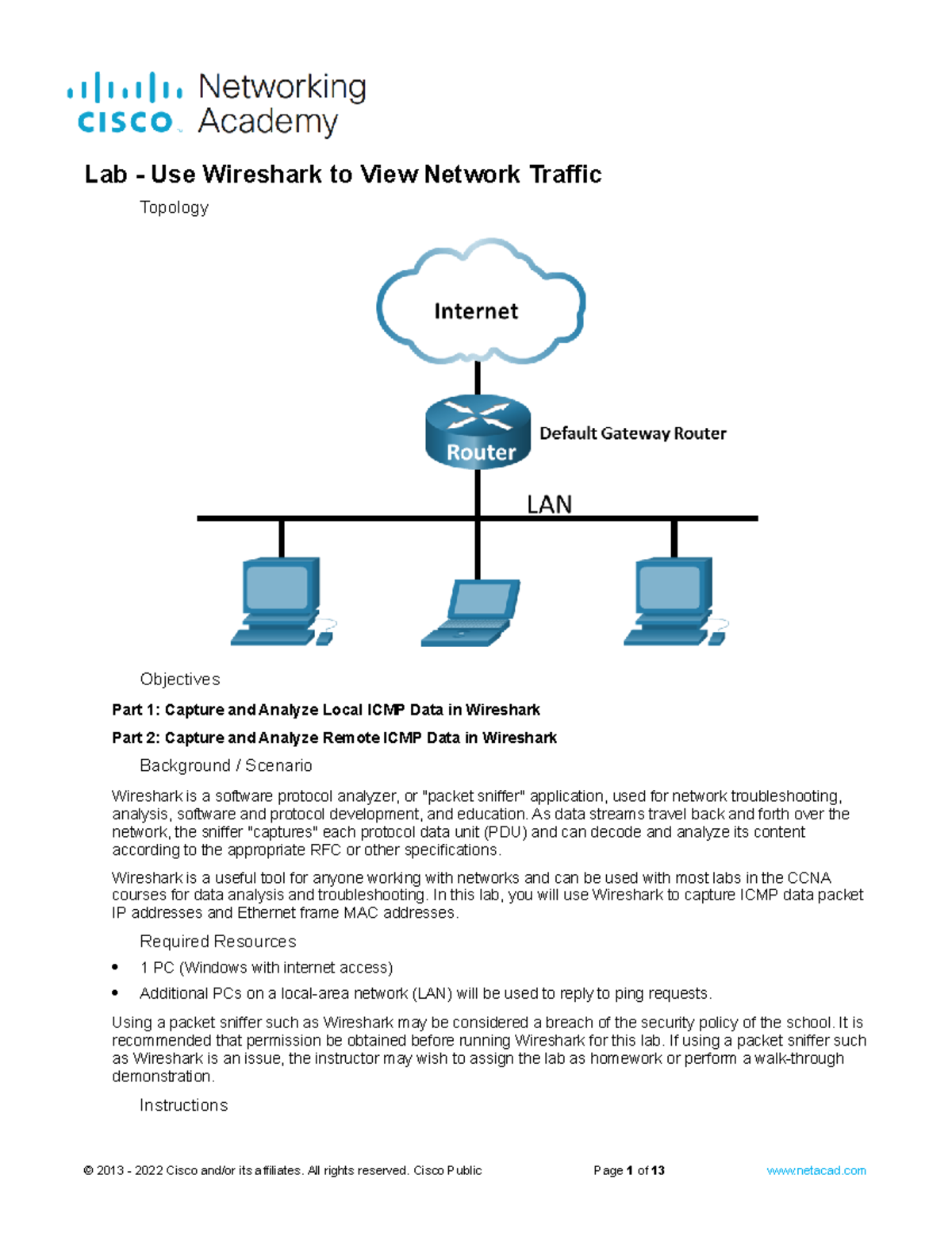 wireshark certification new horizons