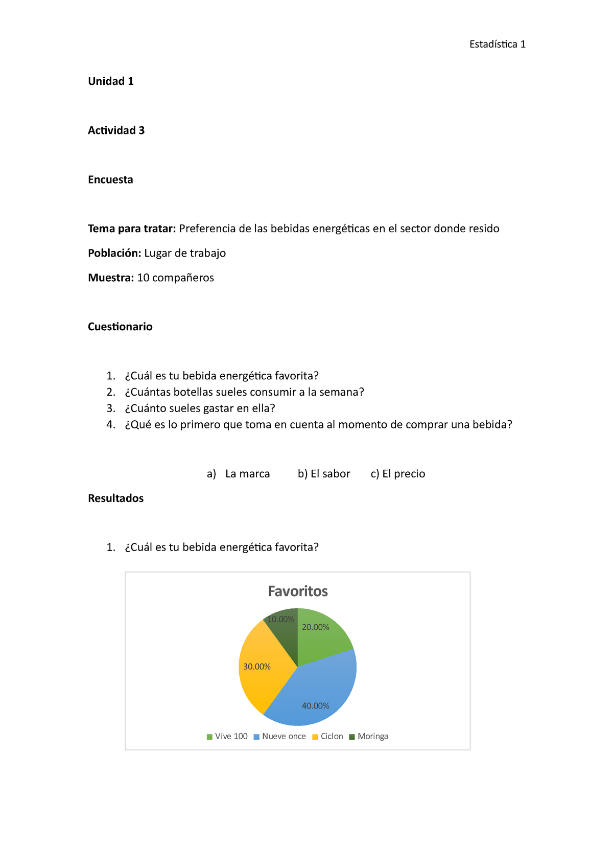 Unidad 1 Actividad 3 Estadistica 1 - Estadística 1 Unidad 1 Actividad 3 ...