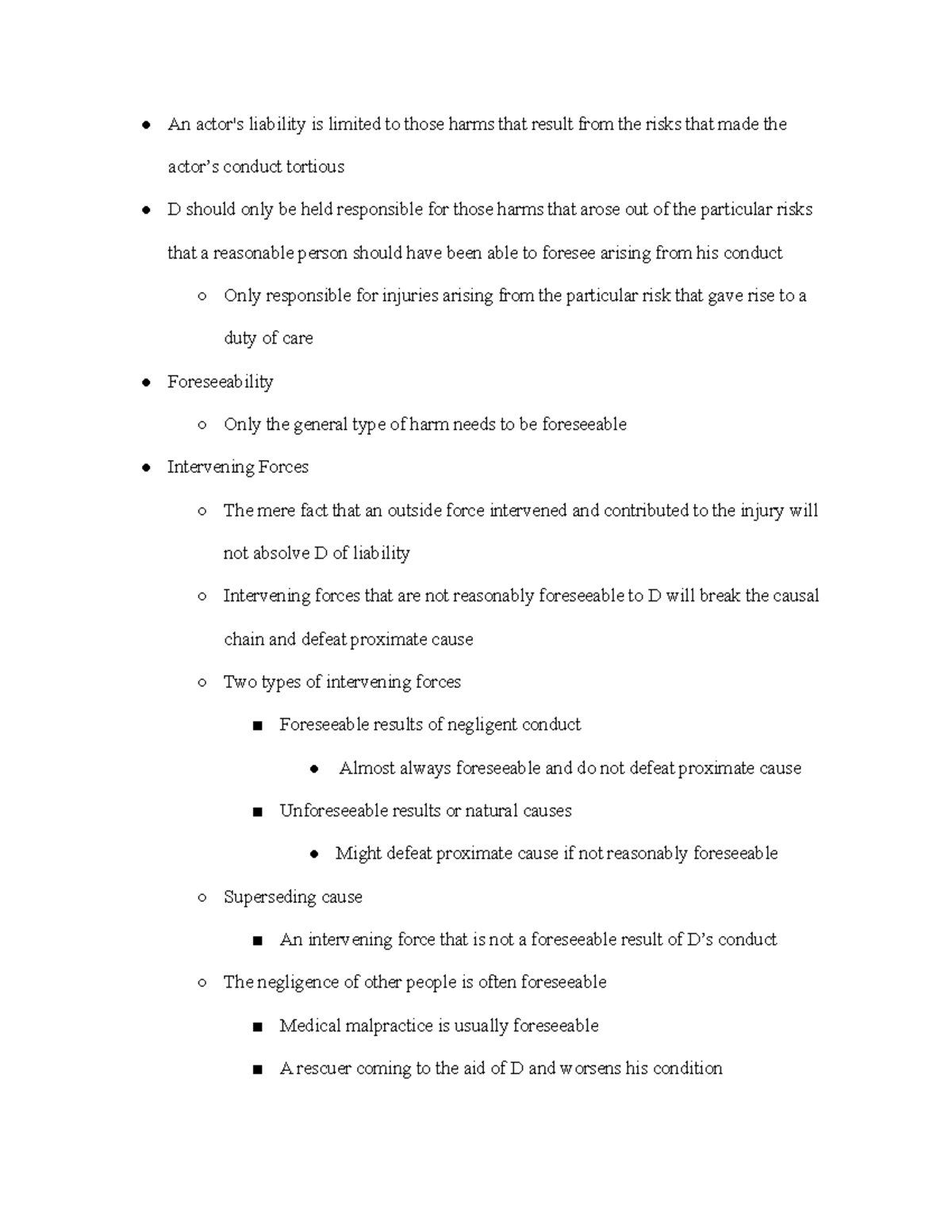 torts-proximate-cause-law-523-unlv-studocu