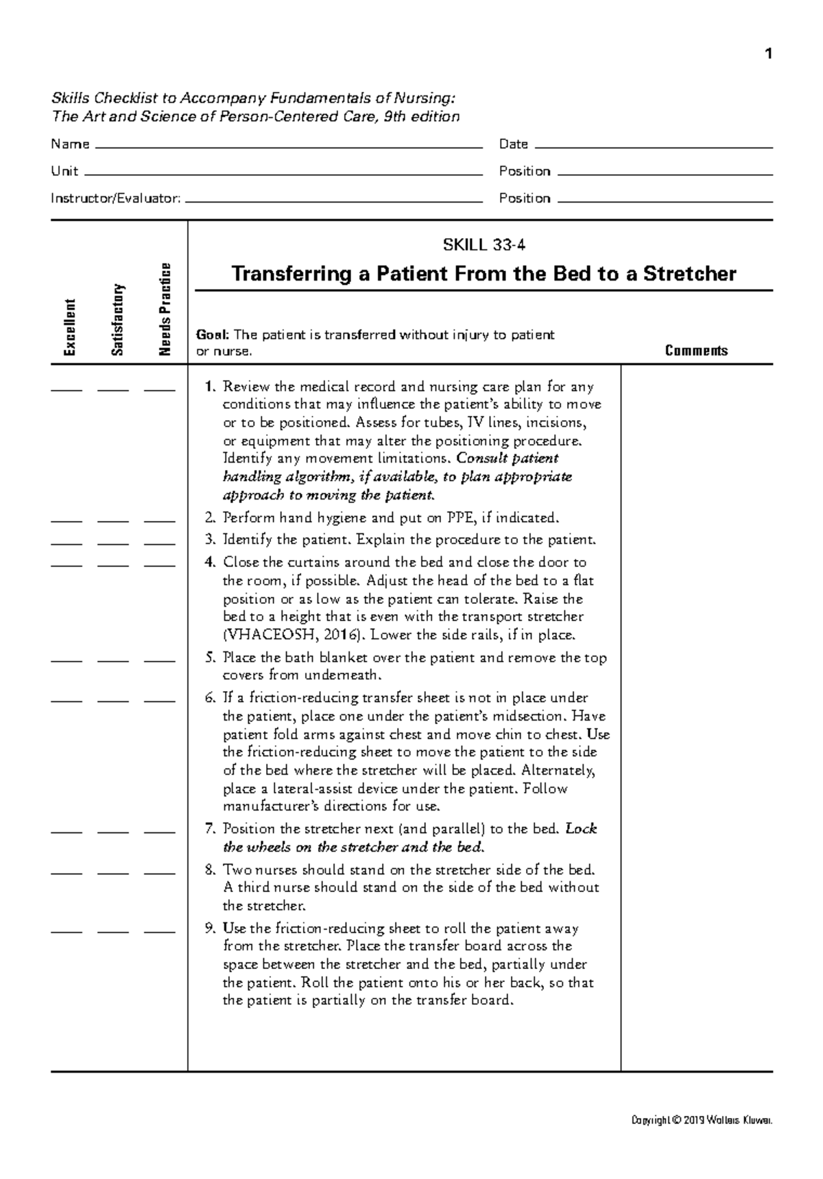 ch-33-transfer-from-bed-to-stretcher-1-skills-checklist-to-accompany