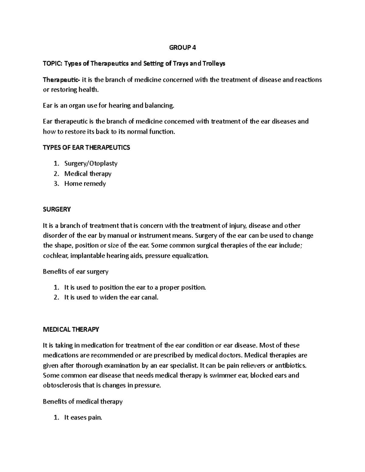 Group 4 - Electrical parts analysis - GROUP 4 TOPIC: Types of ...