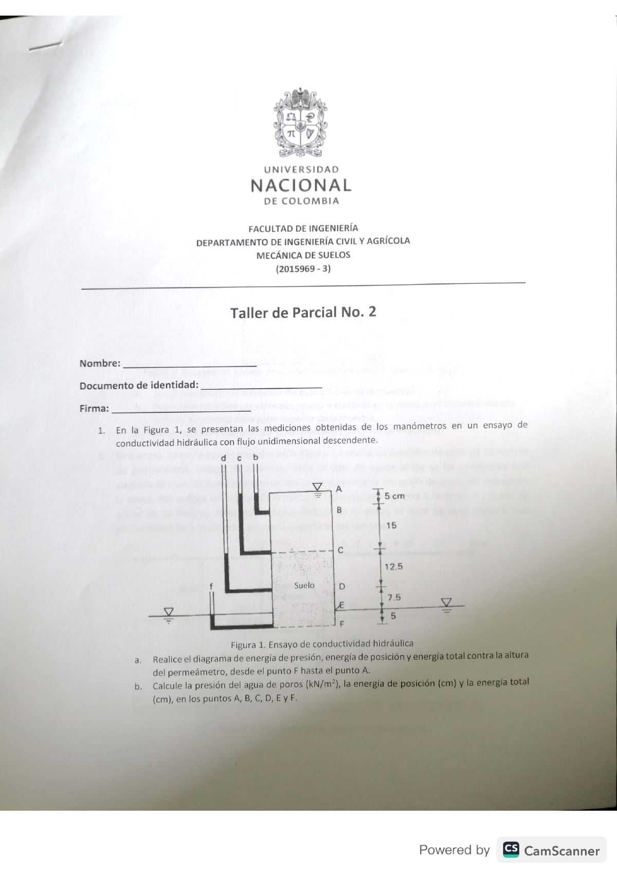 Taller Parcial 2 - Ingenieria - Mecanica De Fluidos - Studocu