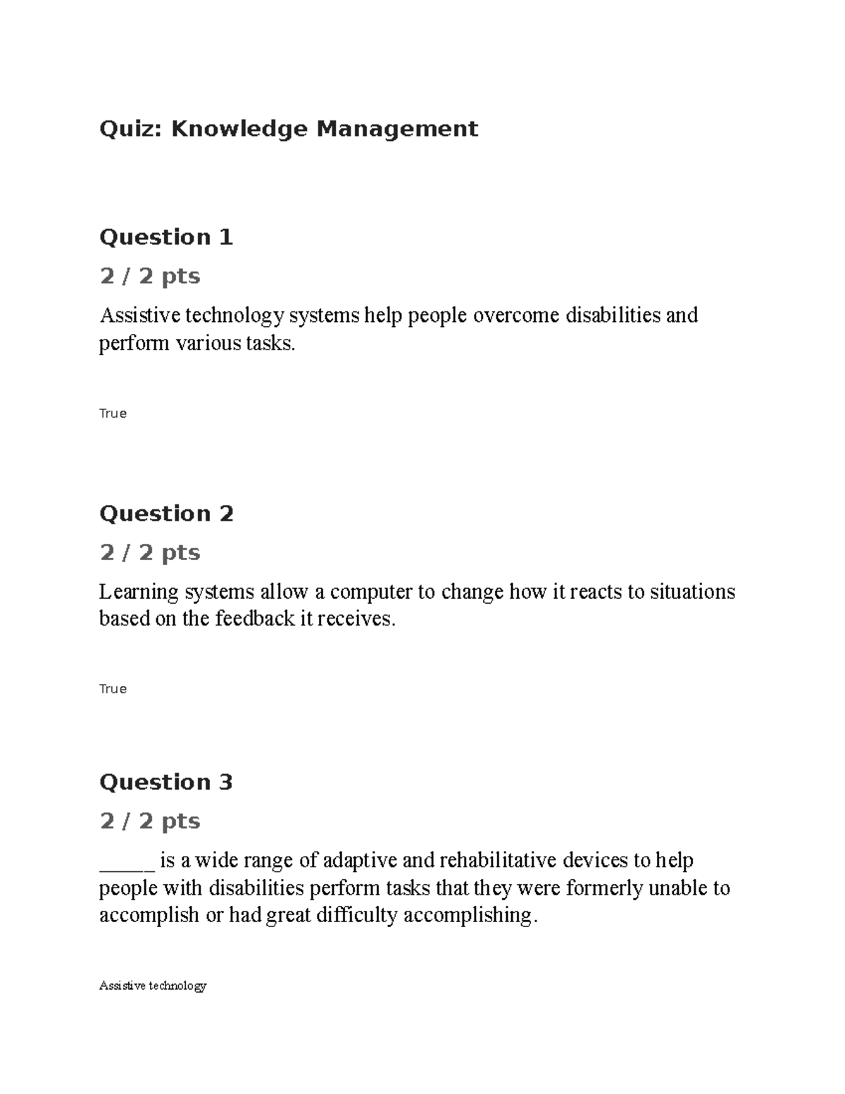 knowledge management case study with questions and answers