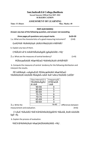 Dbms learn - 1 Types of entity type Entity types are categories of ...