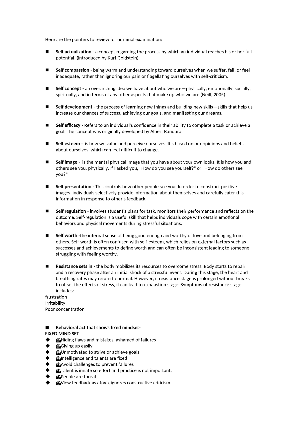 Reviewer for Uself Final Exam - Here are the pointers to review for our ...