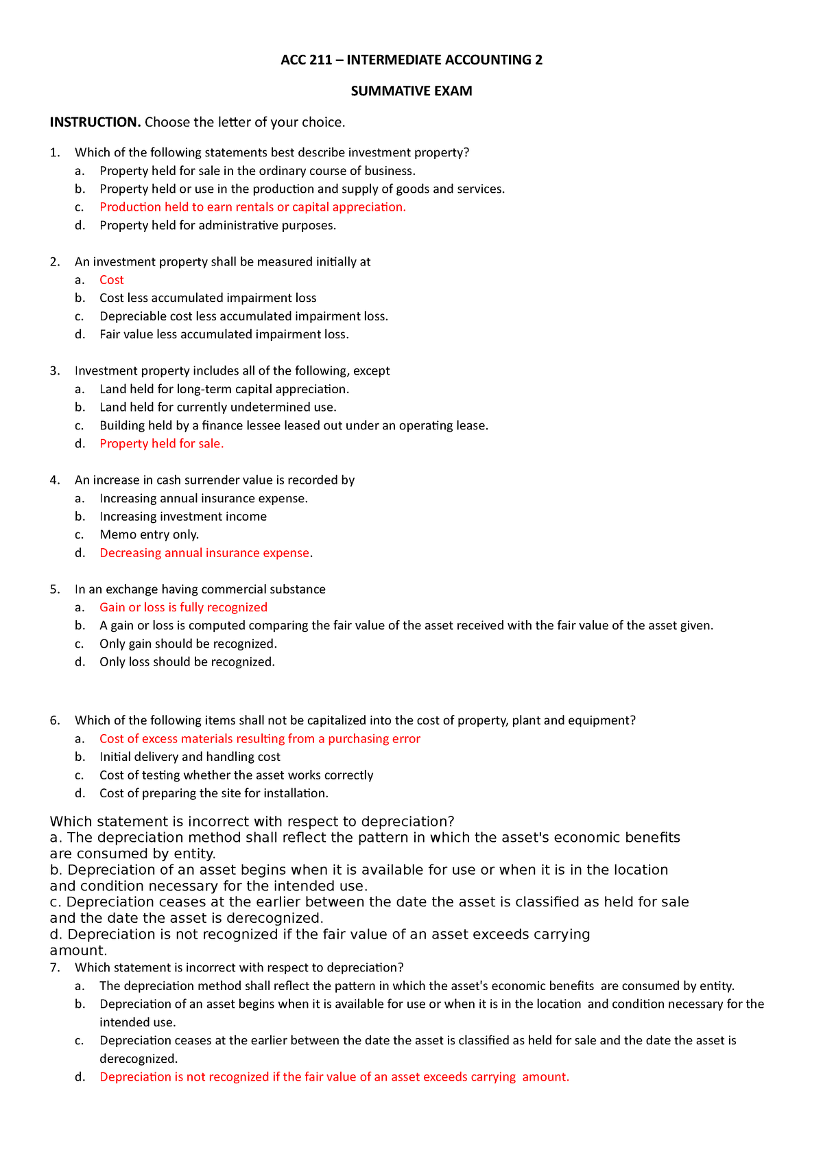 ACC211 Summative-Test - ACC 211 – INTERMEDIATE ACCOUNTING 2 SUMMATIVE ...