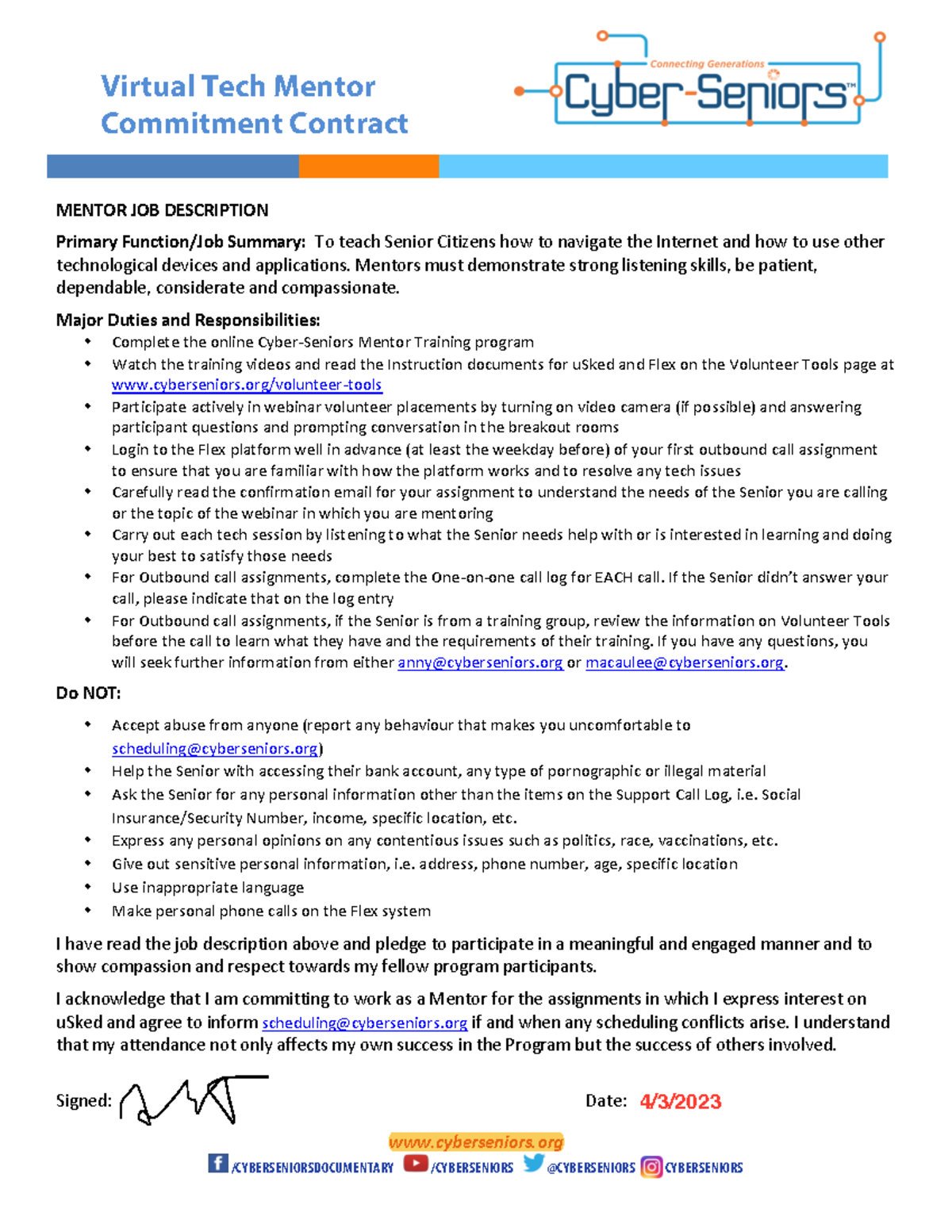 Microsoft Word - Virtual Tech Mentor Commitment Contract - draft.docx ...