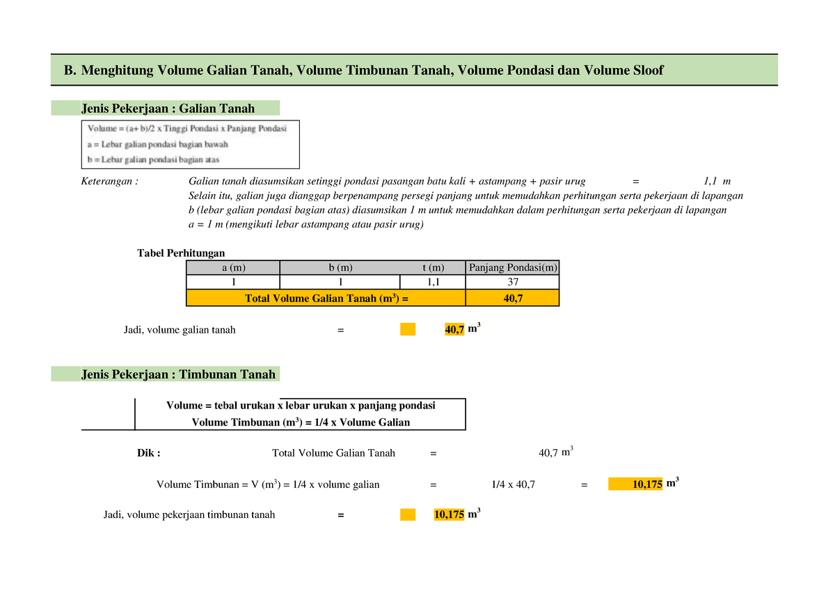 Tugas Personal 1 Manajemen Konstruksi 3 4 B Menghitung Volume Galian