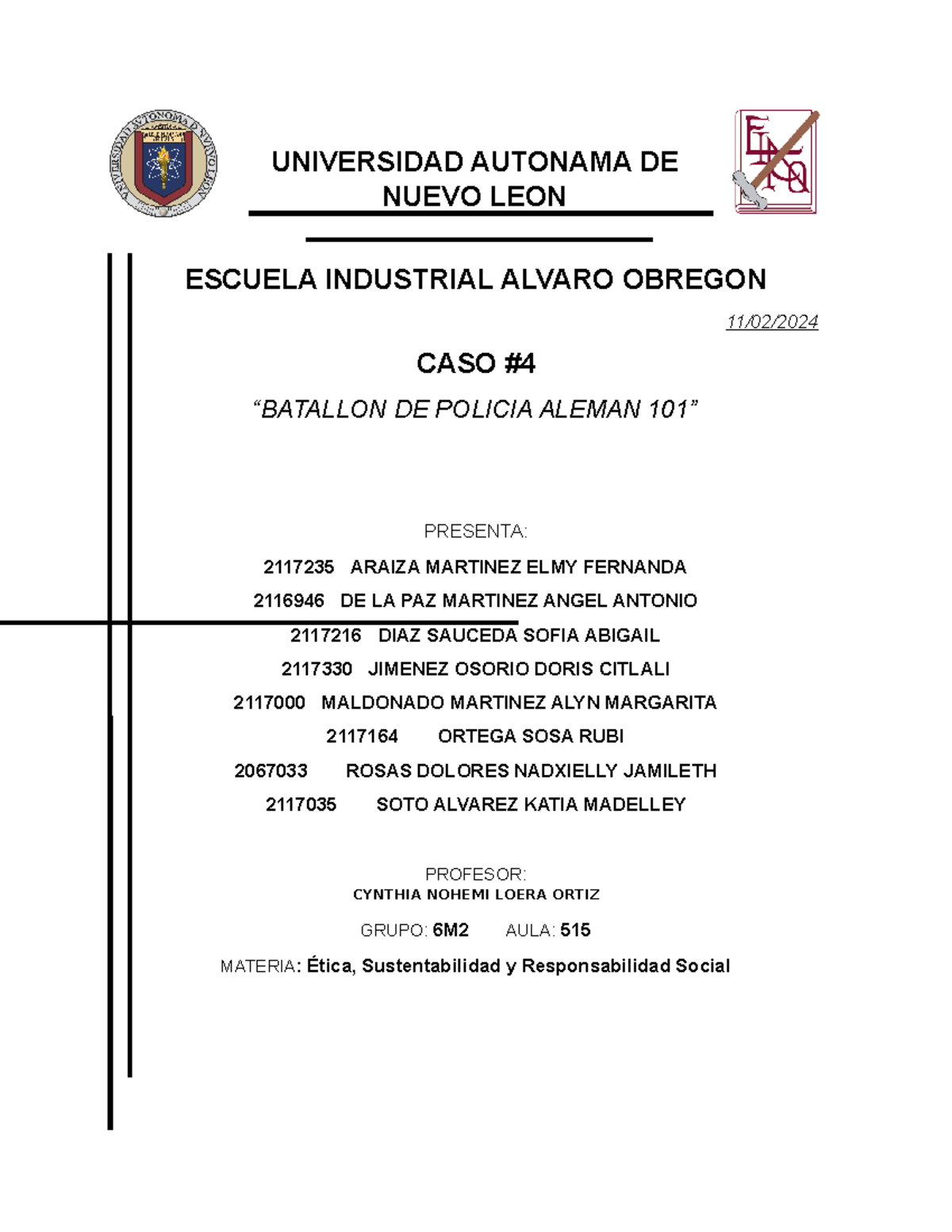 Etica, Sustentabilidad Y Responsabilidad Evidencia E1 - UNIVERSIDAD ...