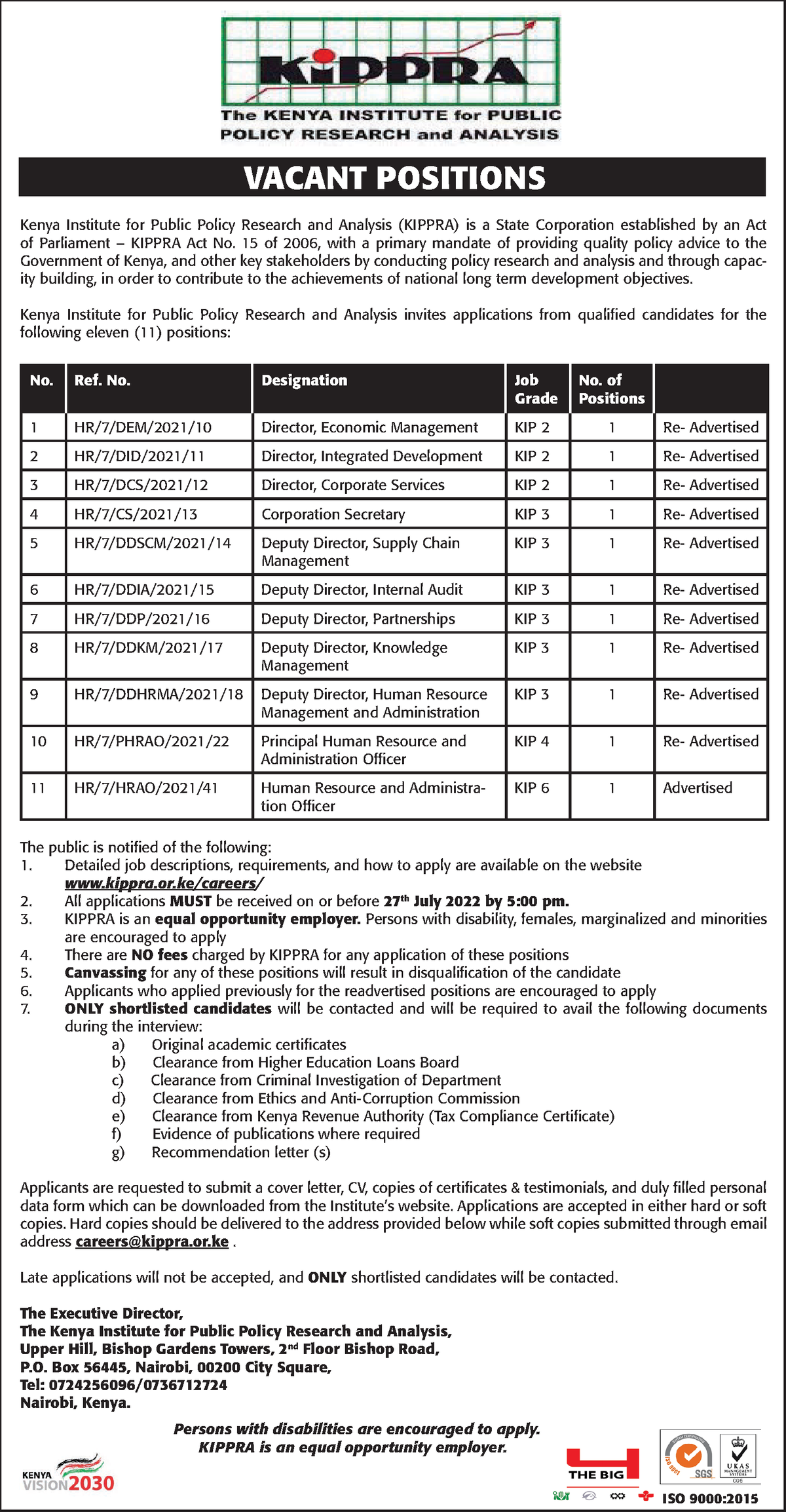 advertised-positions-at-kenya-institute-for-public-policy-research-and