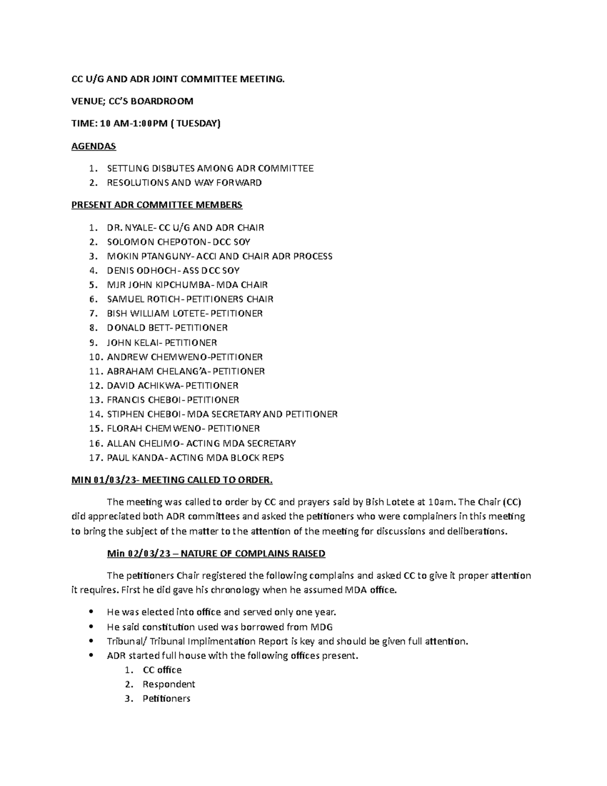 CC Resolutions - Social Foundations of Law - MKU - Studocu