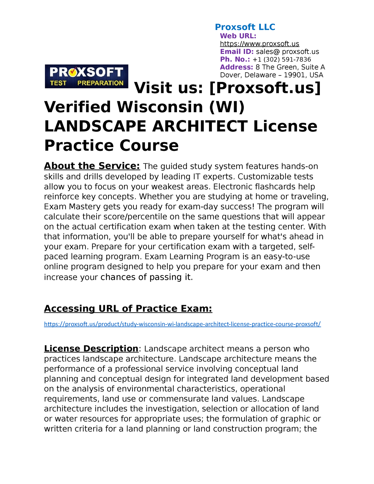 Verified Wisconsin WI LANDSCAPE ARCHITECT License Practice Course   Thumb 1200 1553 