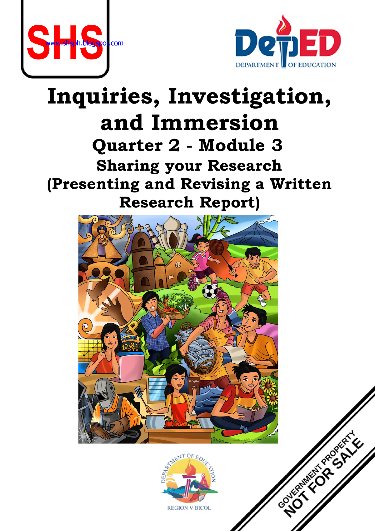 Inquiries, Investigation, And Immersion - Q4 Week 7 - Sharing Your ...