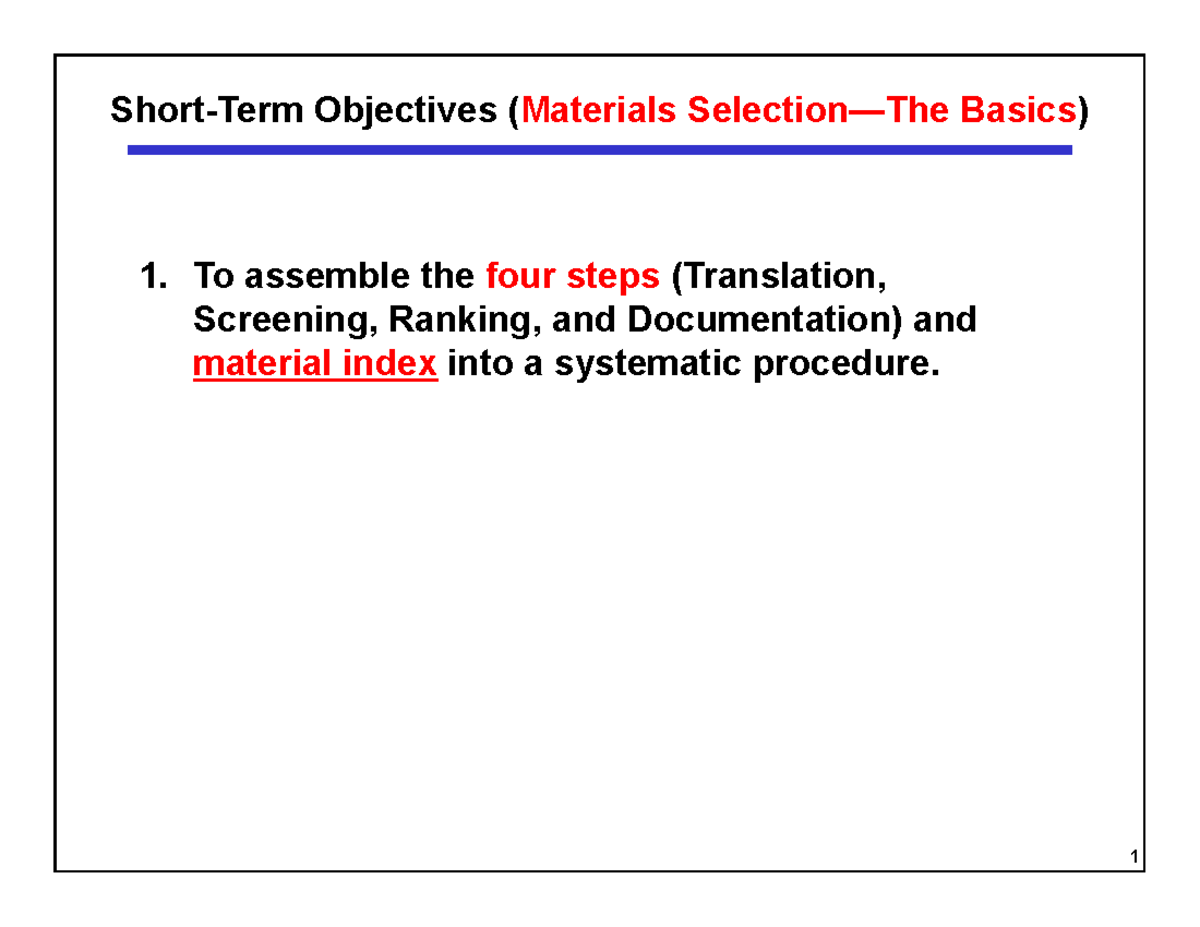 08-2012-09-27-T- Lecture+08-Chap+05 - Short-Term Objectives (Materials ...