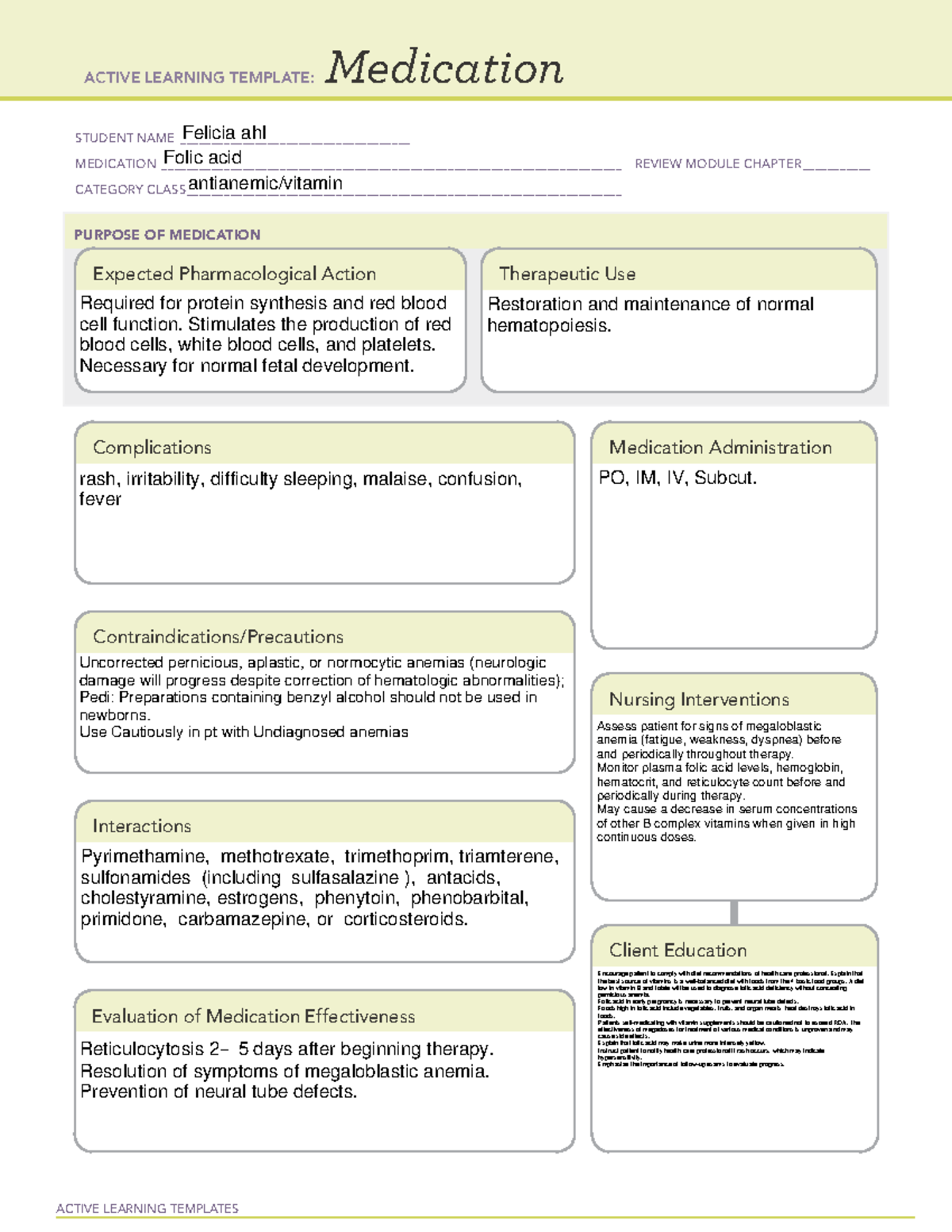 folic-acid-drug-cards-active-learning-templates-medication-student