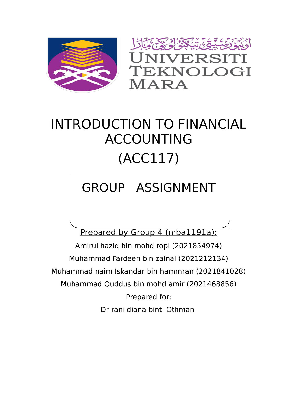 Introduction TO Financial Accounting New - INTRODUCTION TO FINANCIAL ...