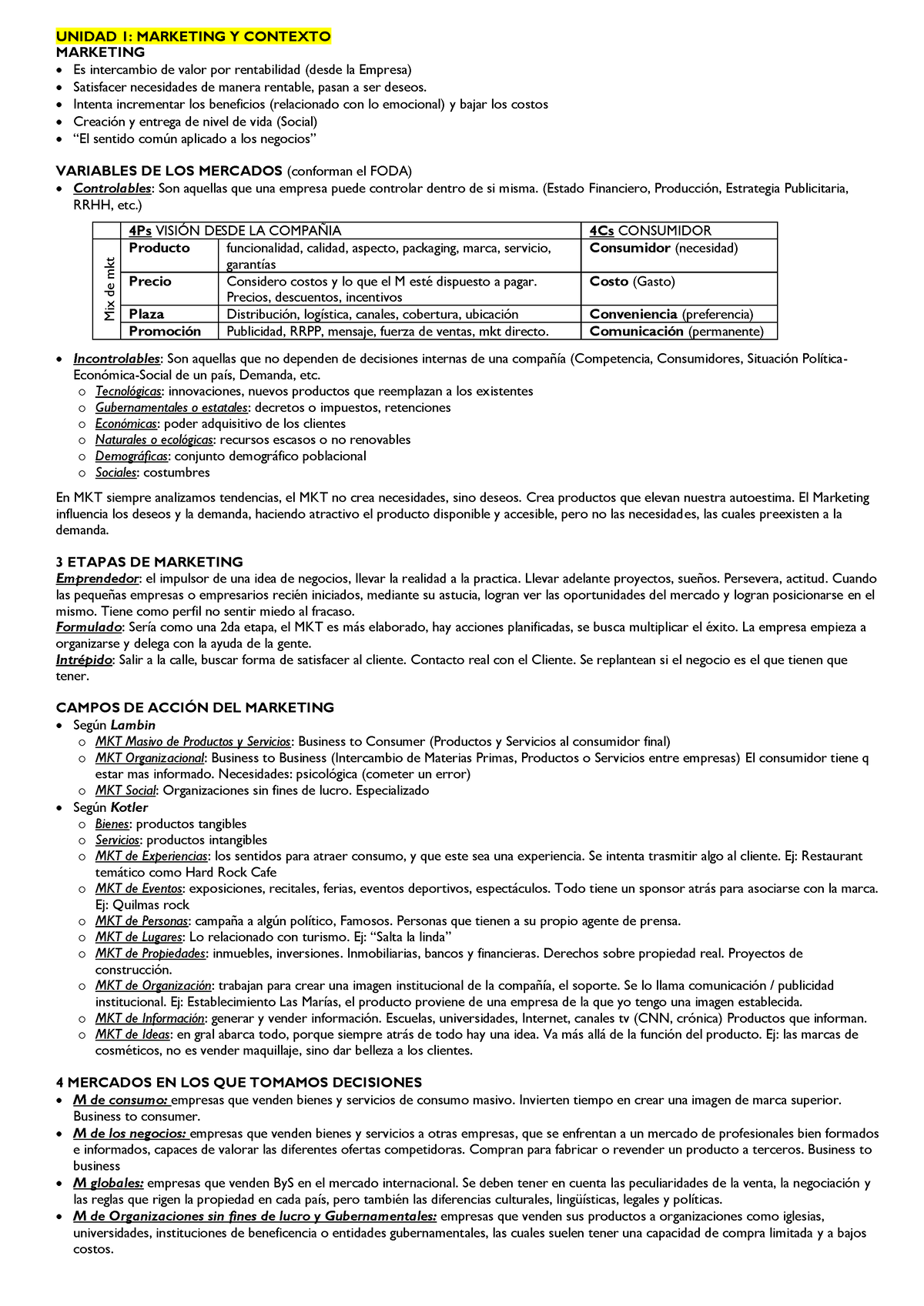 Mercadotecnia-Grupo N5 - COMPORTAMIENTO DE COMPRA DEL CONSUMIDOR Y DE LAS  EMPRESAS 1. MERCADOS DE - Studocu