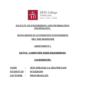 Tutorial 3 In Class Assignment 1 question and answer - ELX 214 ...