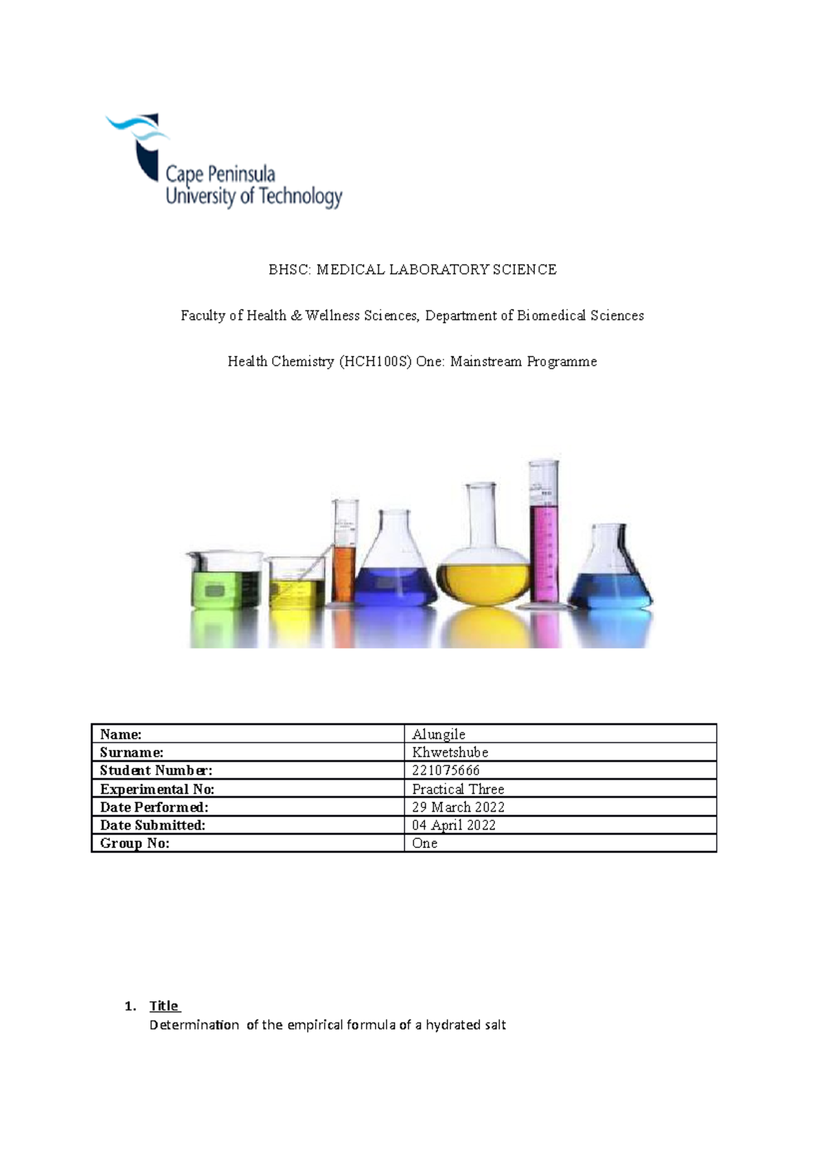 heath chemistry laboratory experiments pdf