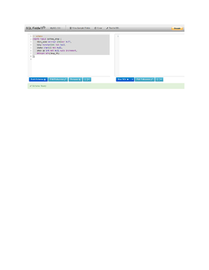 SQL fiddle Coffee list coding tested - C170 - Studocu