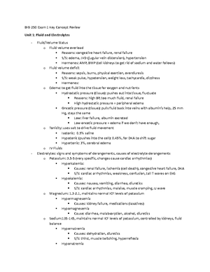 Pathophysiology II Final Key Concept Notes - Pathophysiology II – Final ...