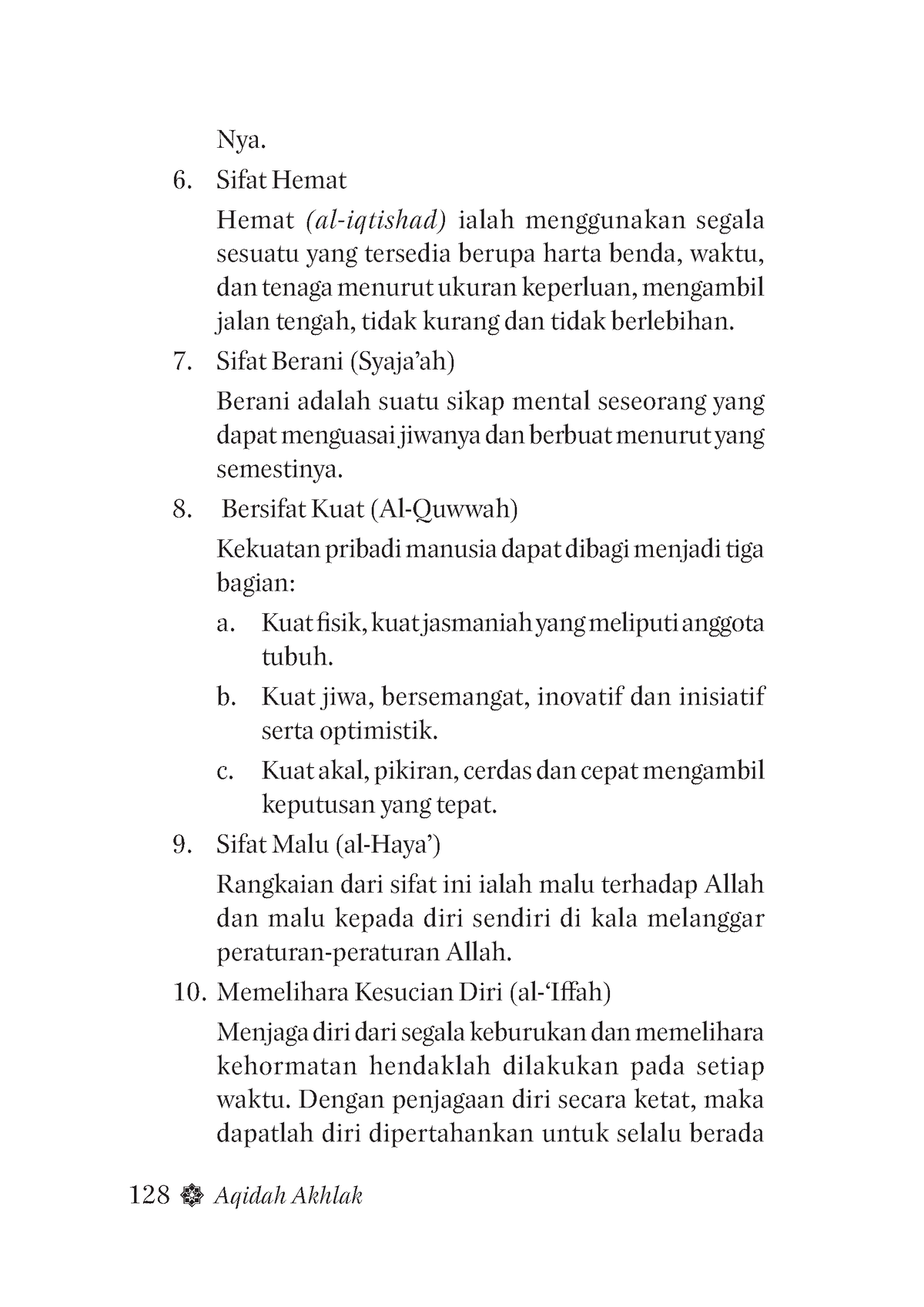 Aqidah-71 - DASAR DASAR FIQIH MADZHAB IMAM SYAFI'I - 128 Aqidah Akhlak ...