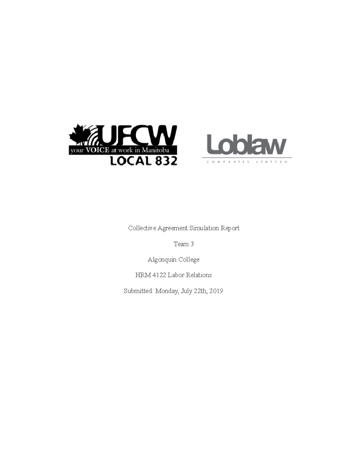 collective-agreement-simulation-repor-1-part-1-collective-agreement