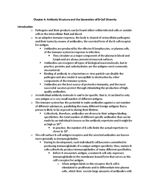 Chapter 1 Immuno - n/a - Chapter 1: Elements of the Immune System and ...