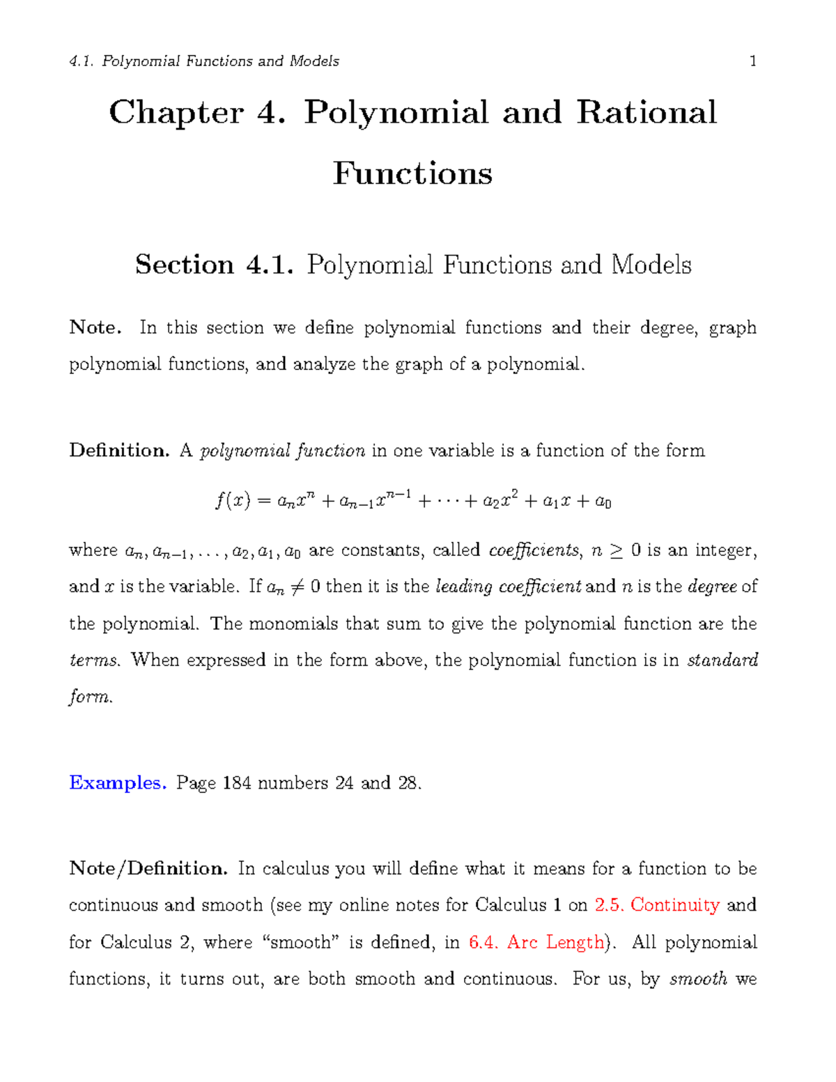 polynomial-functions-and-models-chapter-4-polynomial-and-rational