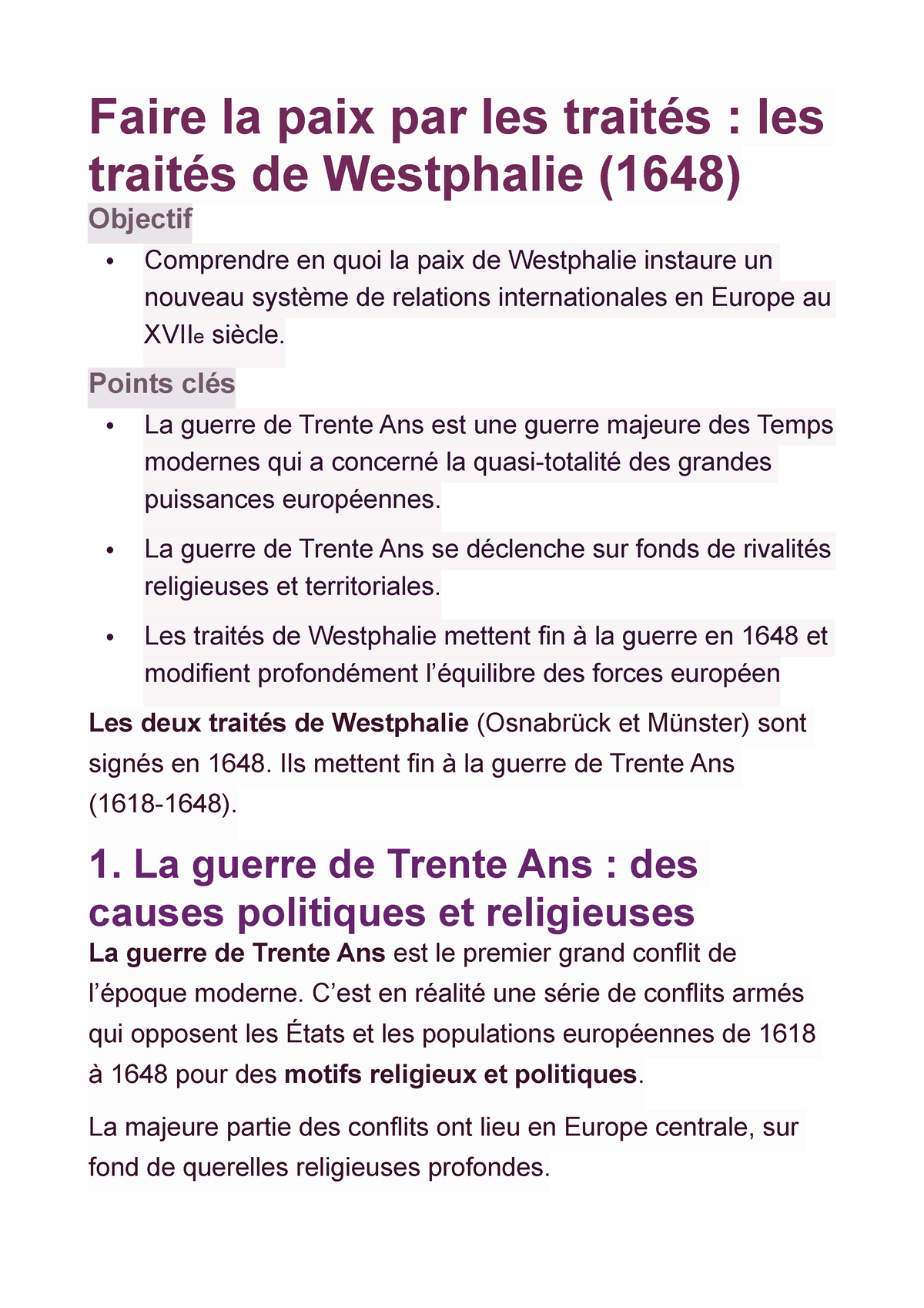 dissertation traite de westphalie