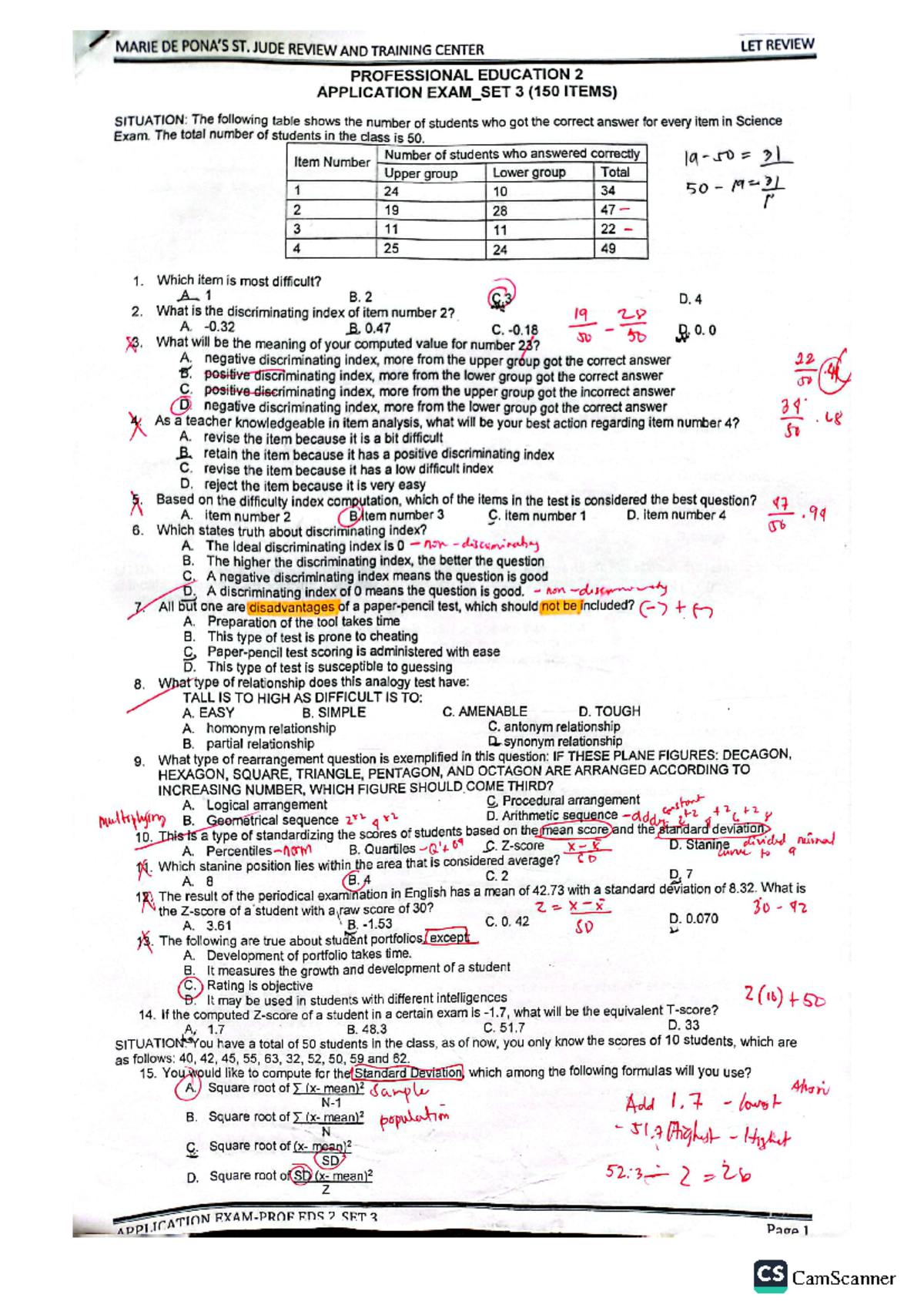Set 3 Professional Education 2 Final Coaching Bsed English Studocu