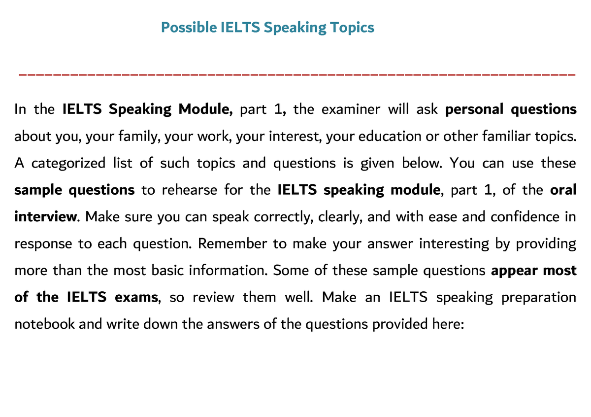 ielts-speaking-questions-possible-ielts-speaking-topics-studocu