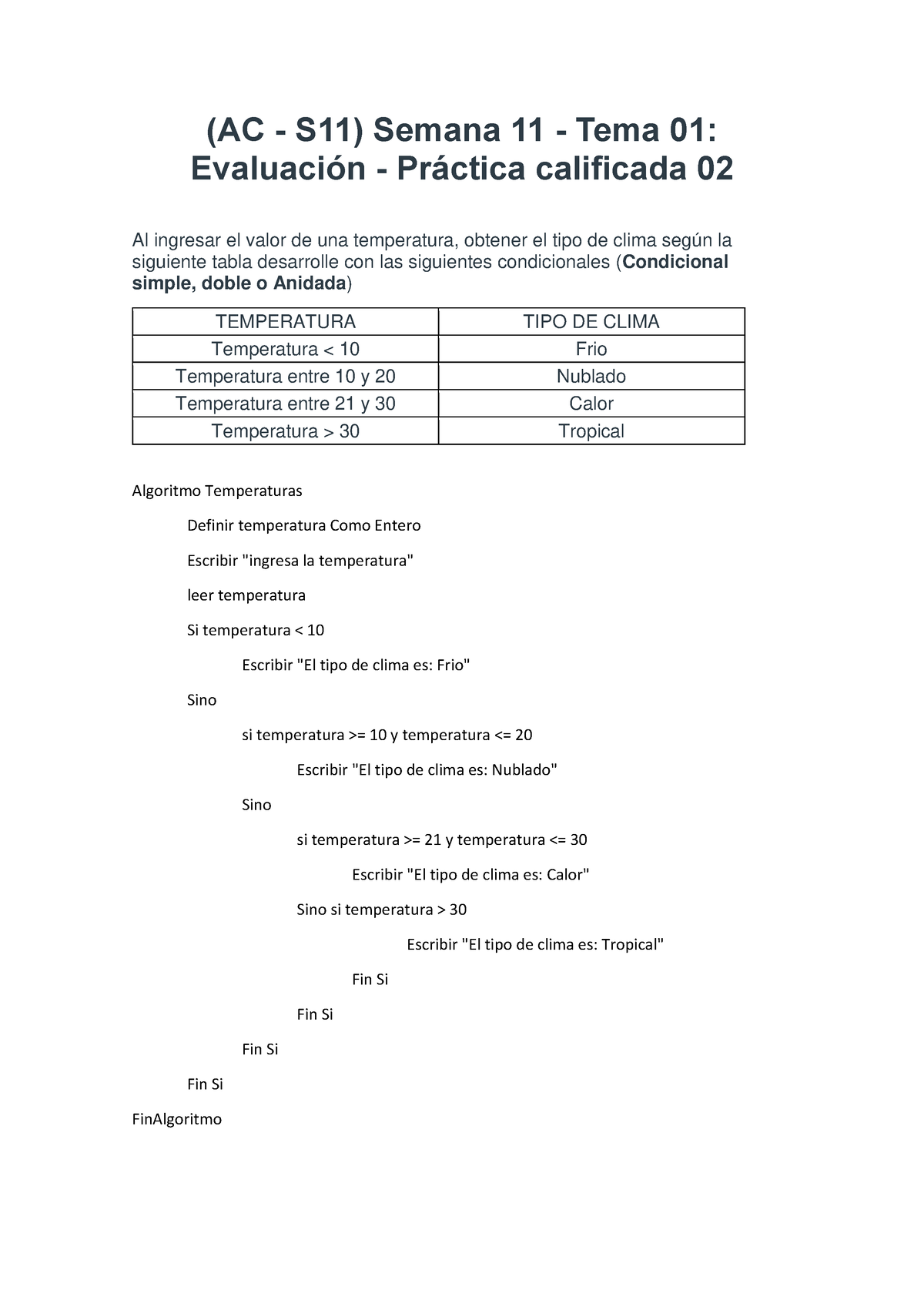 AC - S11 Semana 11 - Tema 01 Evaluación - Práctica Calificada 02 ...