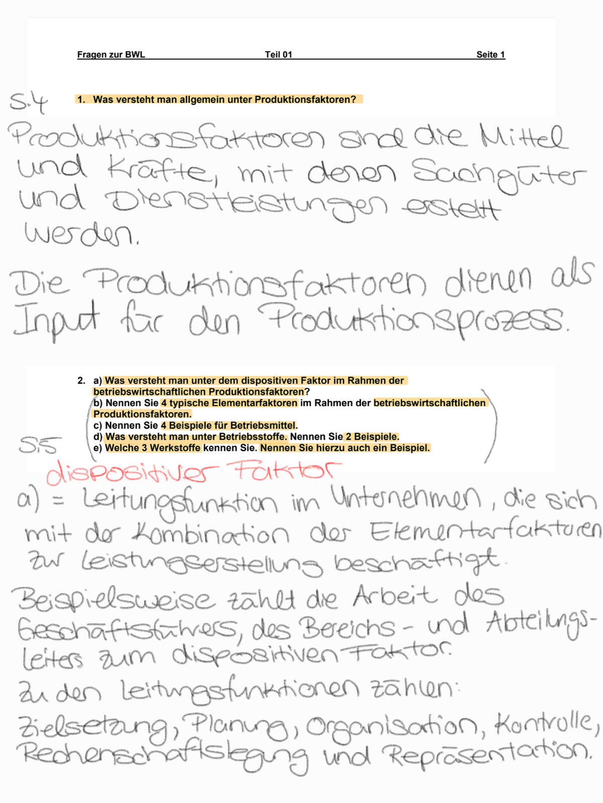 BWL Aufgaben 01 - Wintersemester Medienproduktion Und Medientechnik ...