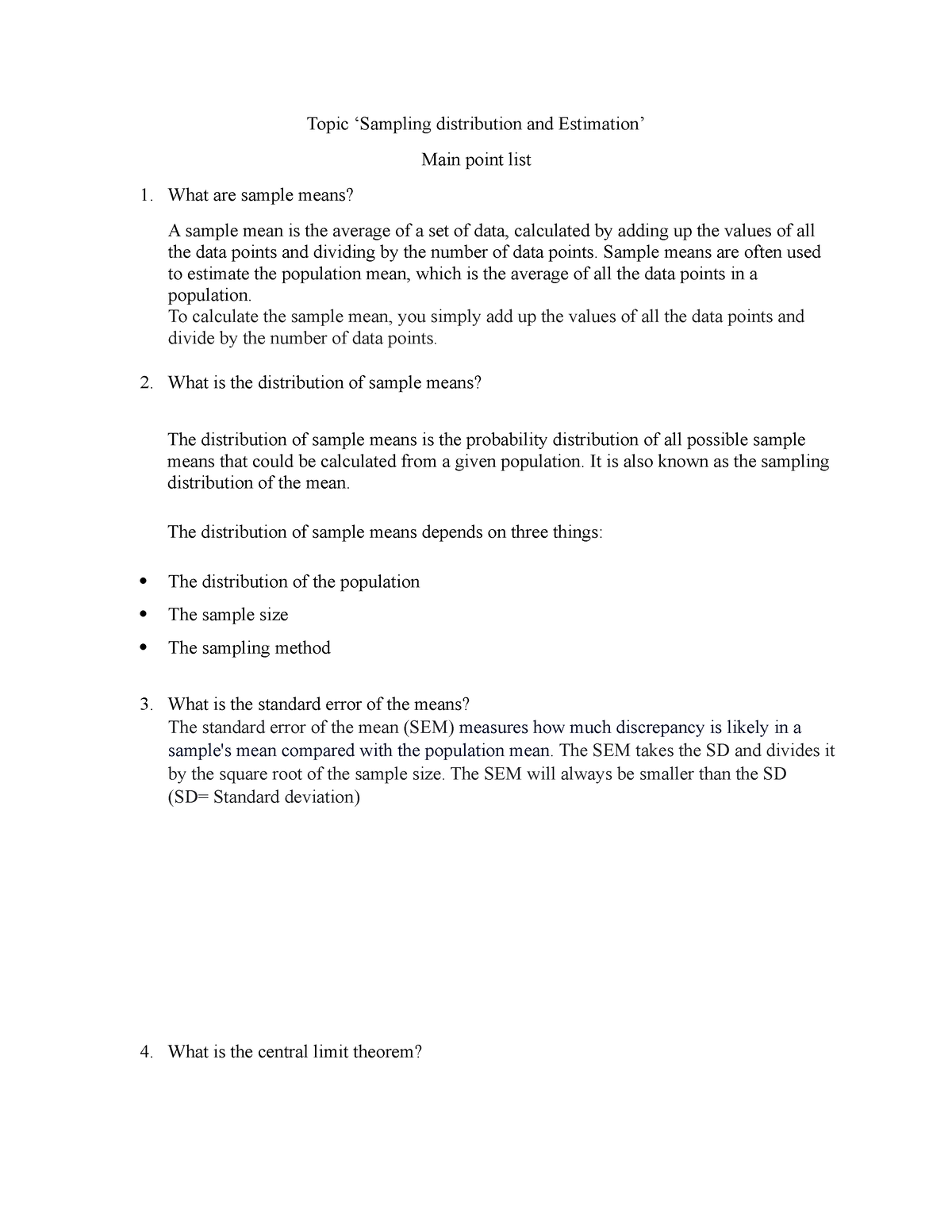 main-point-list-lec5-6-gtkd-topic-sampling-distribution-and