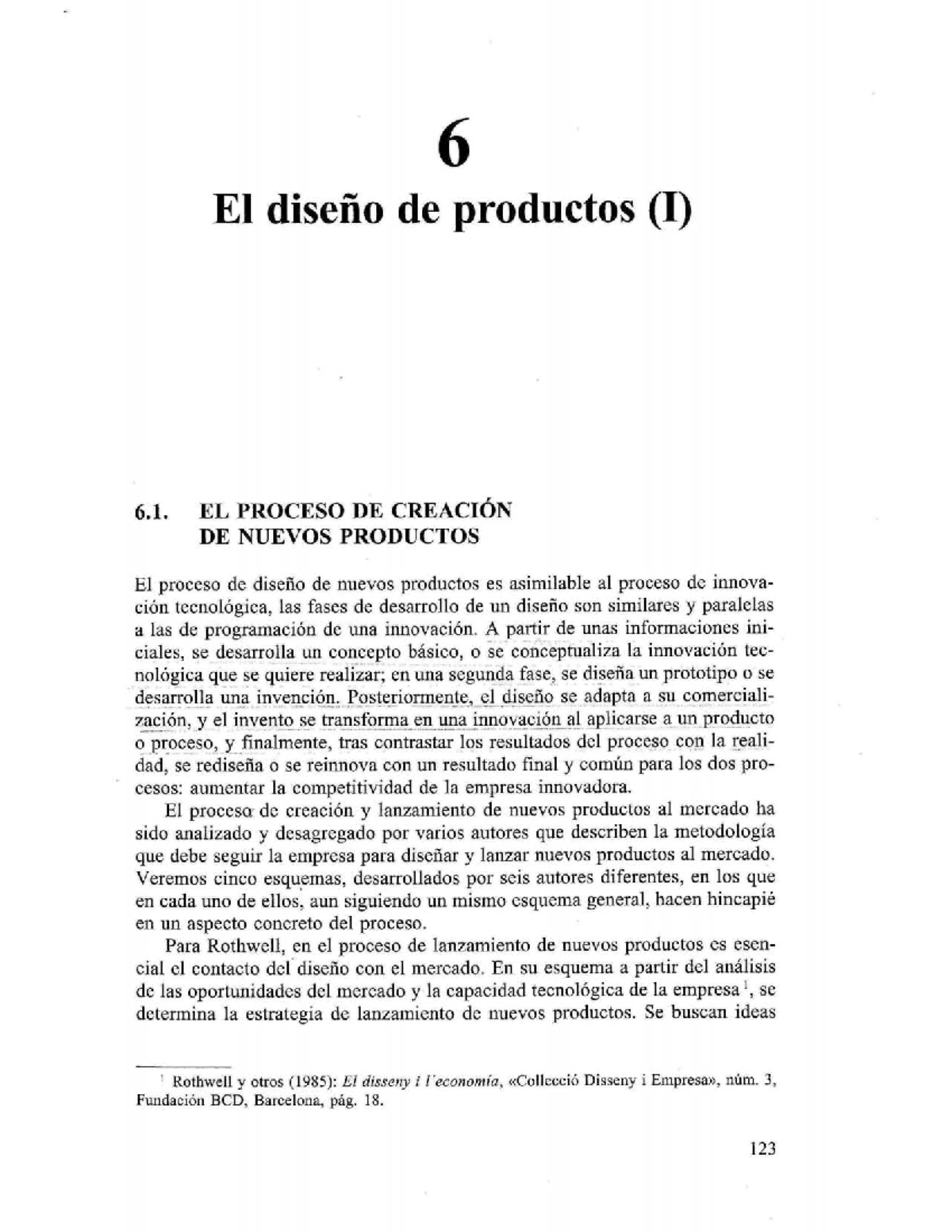 06 El dise+¦o de productos - Técnicas De Gestión Industrial - Studocu