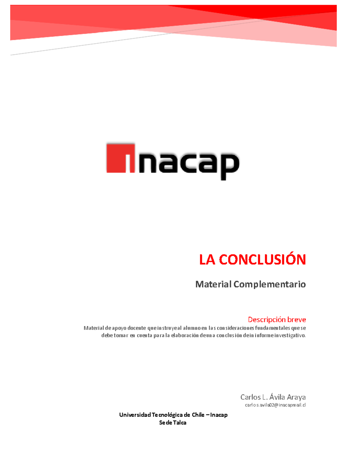 ç - skja - Universidad Tecnológica de Chile – Inacap Sede Talca LA ...
