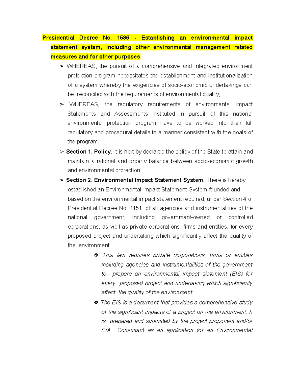 What Is Presidential Decree 705