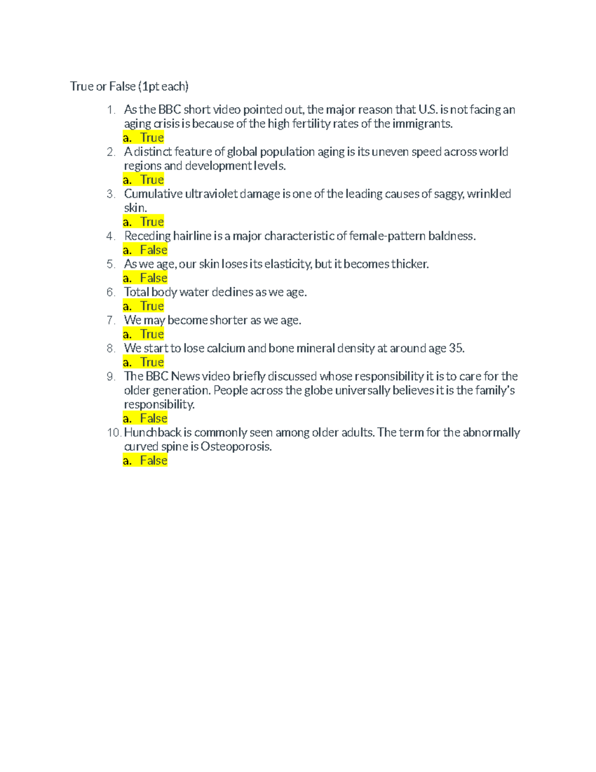 Exam 3 True Or False | 120 True Or False Questions To Use In Your Next ...