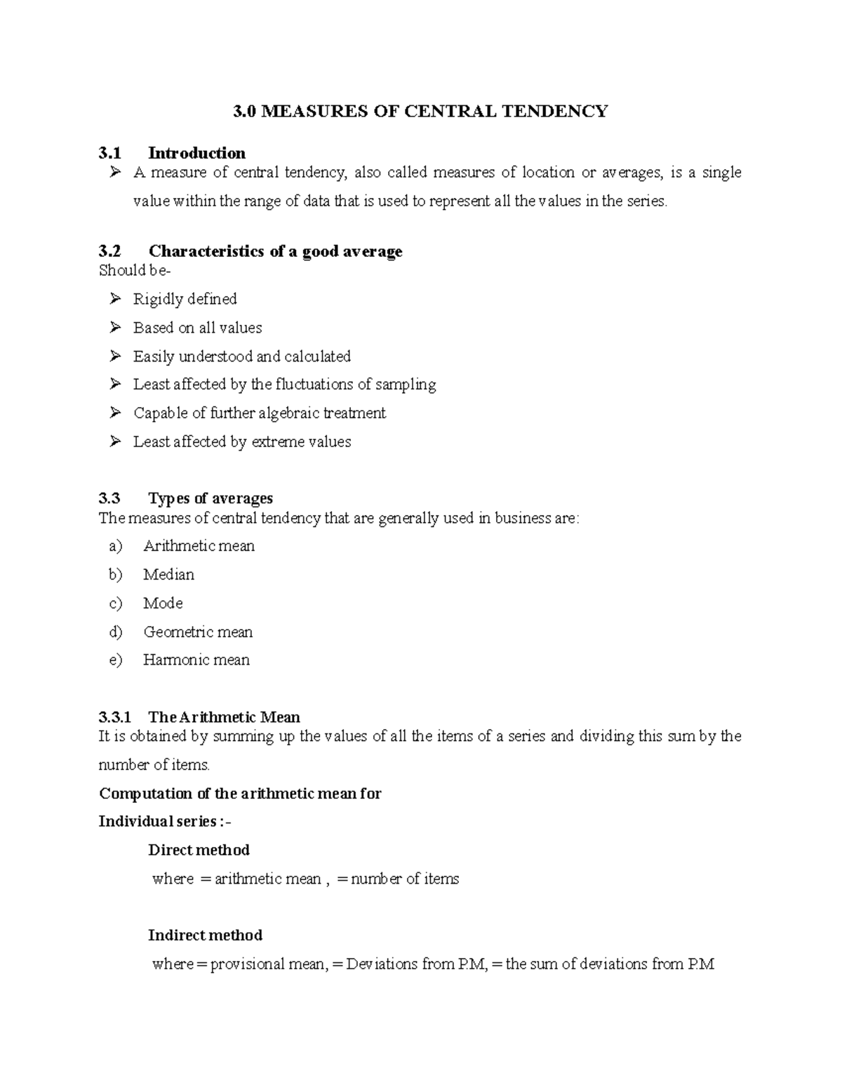 Measures OF Central Tendency - 3 MEASURES OF CENTRAL TENDENCY 3 ... image.