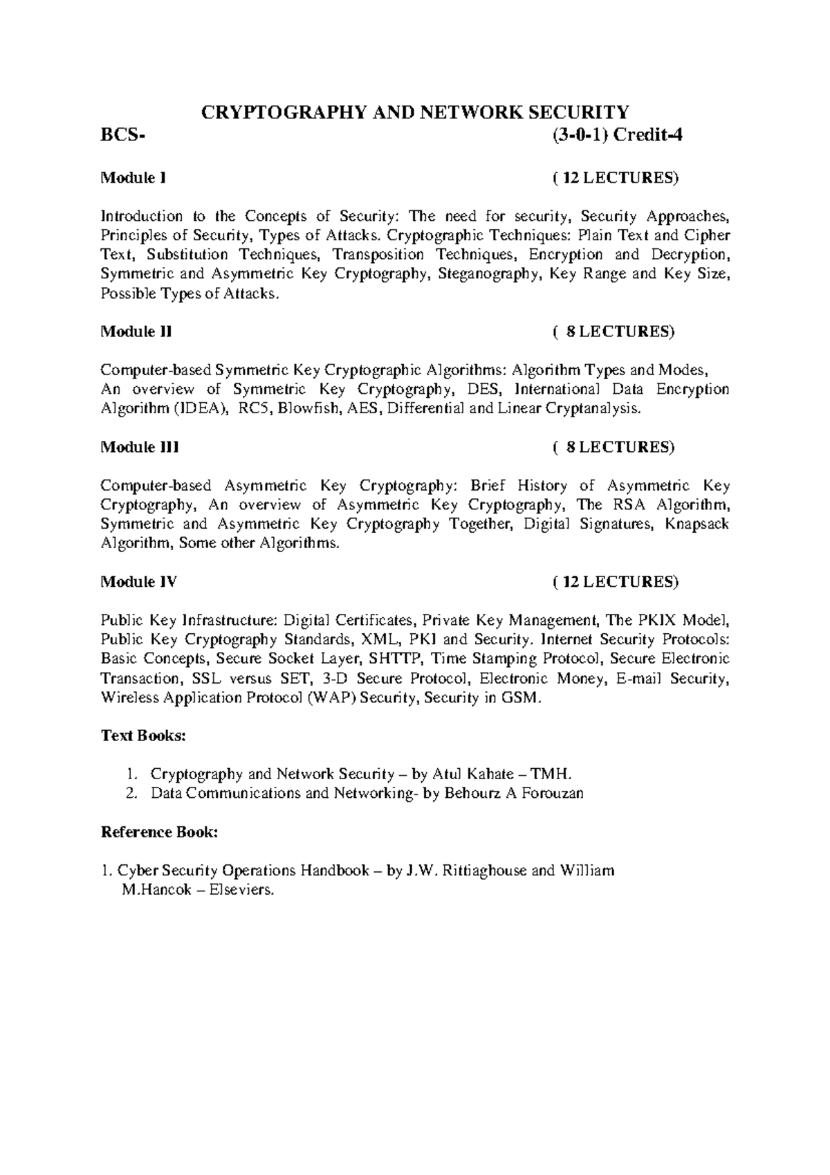 Cryptographyandnetworksecurity - CRYPTOGRAPHY AND NETWORK SECURITY BCS ...