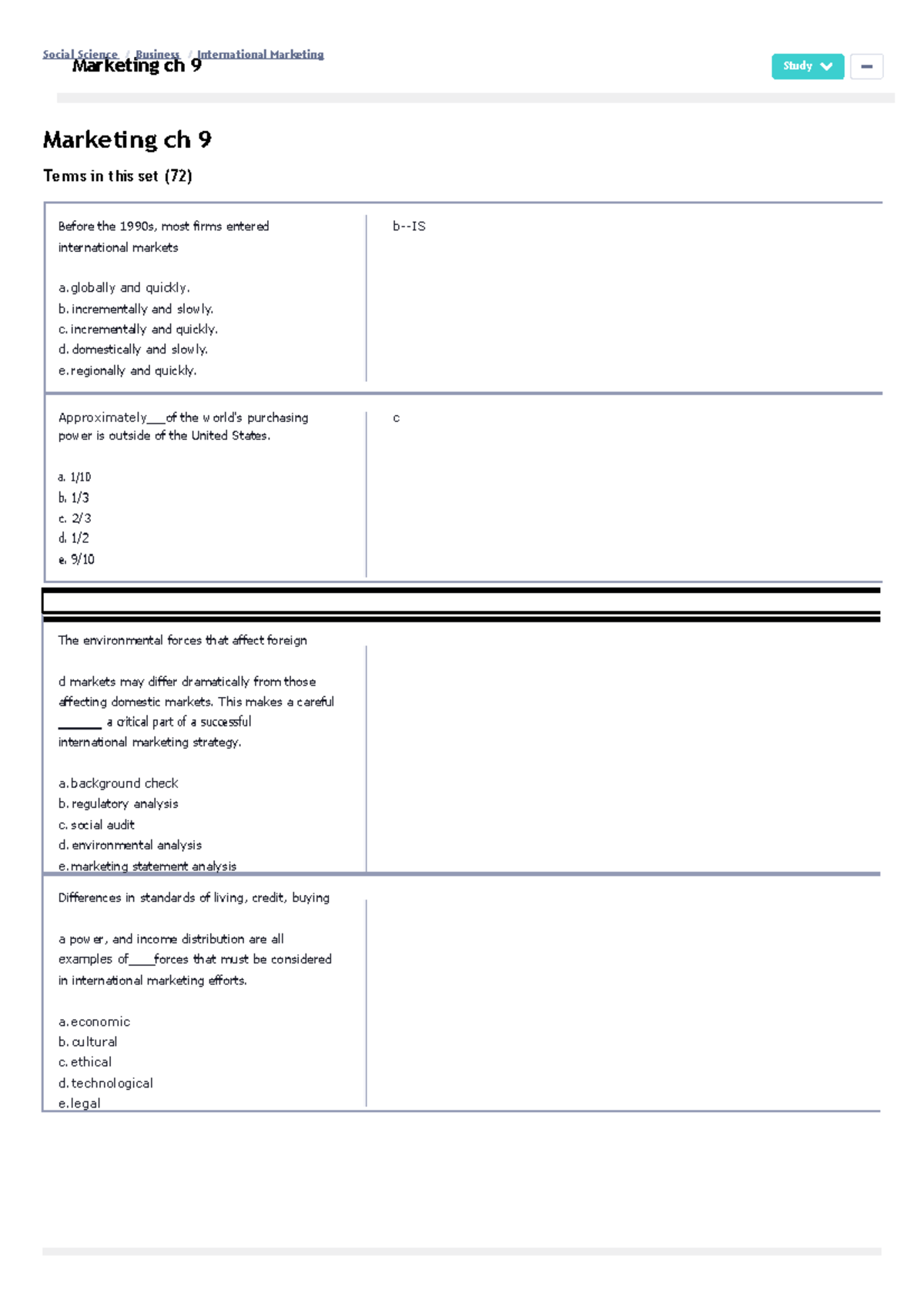 MGMT chapter 9 TEST - REVIEWER - Marketing ch 9 Study Marketing ch 9 ...